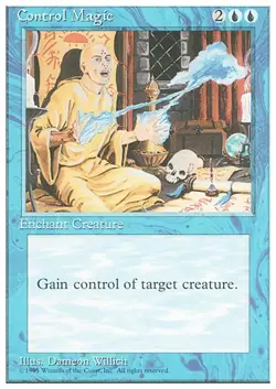 CONTROL MAGIC x1 mtg NM 4th Edition 1 Unc UNPLAYED - Image 1