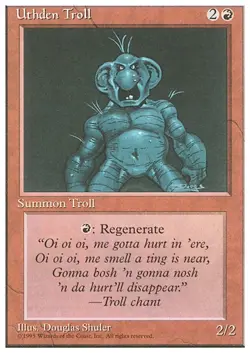 UTHDEN TROLL x4 mtg VLP-NM 4th Edition 4 Unc - Image 1