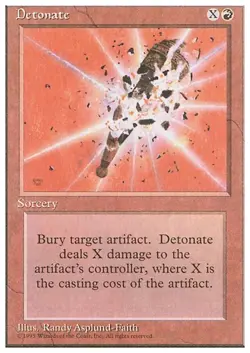 DETONATE x4 mtg VLP-NM 4th Edition 4 Unc - Image 1