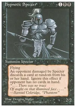 HYPNOTIC SPECTER x4 mtg LP 4th Edition 4 Unc - Image 1