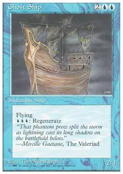 GHOST SHIP x4 mtg NM/NM- 4th Edition 4 Unc UNPLAYED - Image 1
