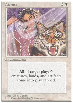KISMET x1 mtg NM 4th Edition 1 Unc UNPLAYED - Image 1
