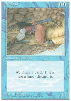 SINDBAD x4 mtg VLP-NM 4th Edition 4 Unc - Image 1