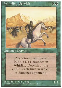 WHIRLING DERVISH x1 mtg NM/NM- 4th Edition 1 Unc UNPLAYED - Image 1