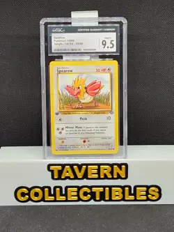 Spearow Pokemon (1999) Jungle - 1st Ed. - 62/64 CGC 9.5 MINT+ - Image 1