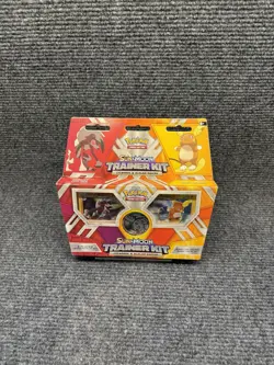 Factory Sealed Pokemon TCG Sun and Moon Trainer Kit Lycanroc & Alolan Raichu 820650802102 - Image 1