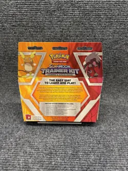 Factory Sealed Pokemon TCG Sun and Moon Trainer Kit Lycanroc & Alolan Raichu 820650802102 - Image 2
