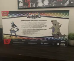 Pokemon Prismatic Evolutions Lucario ex & Tyranitar ex Premium Collection - Image 2