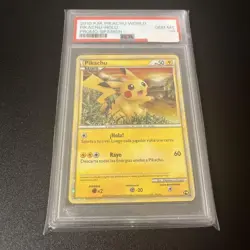 2010 Pokemon World Pikachu Spanish Promo PSA 10 Gem Mint - Image 3