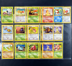 1999 Pokemon JUNGLE SET Unlimited Edition COMPLETE Non Holo UNCOMMON COMMON Lot - Image 1