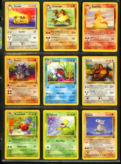 1999 Pokemon JUNGLE SET Unlimited Edition COMPLETE Non Holo UNCOMMON COMMON Lot - Image 3