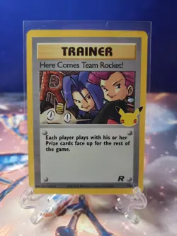 Here Comes Team Rocket! 15/82 Celebrations: Classic Collection Holo Pokemon TCG - Image 1