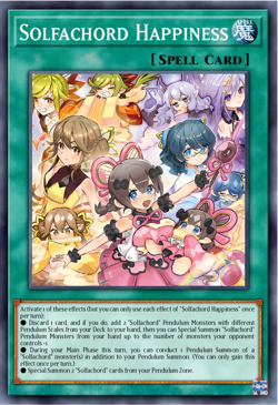 Yugioh! Solfachord Happiness DOOD-EN065 COMMON Doom of Dimensions PREORDER - Image 1
