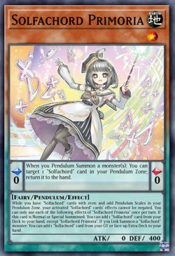 Yugioh! Solfachord Primoa DOOD-EN021 COMMON Doom of Dimensions PREORDER - Image 1