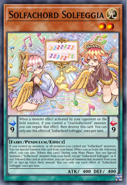 Yugioh! Solfachord Solfegia DOOD-EN020 COMMON Doom of Dimensions PREORDER - Image 1