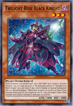 Yugioh! Twilight Rose Black Knight DOOD-EN005 COMMON Doom of Dimensions PREORDER - Image 1