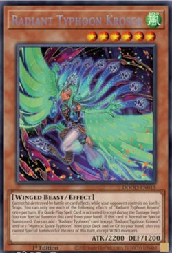 Yugioh! Radiant Typhoon Krosea DOOM-EN015 STARLIGHT Doom of Dimensions PREORDER - Image 1