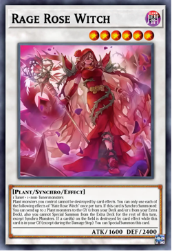Yugioh! Rage Rose Witch DOOD-EN040 STARLIGHT RARE DOOM OF DIMENSIONS PREORDER - Image 1