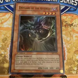 Yugioh EMISSARY OF THE AFTERLIFE AST-076 1st EDITION MP - Image 1
