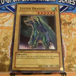 Yugioh Luster Dragon LOD-050 1st Edition VLP - Image 1