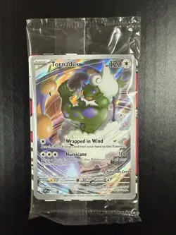 Tornadus Pokemon Center White Flare Black Star Promo SVP EN 210 Sealed Card - Image 1
