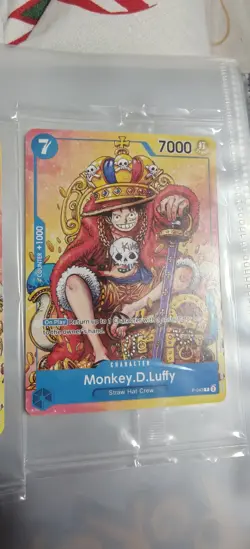 One Piece CCG Monkey.D.Luffy Non Foil Promo P-043 Convention Exclusive Sealed 2x - Image 3