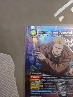 Union Arena Reiner Braun (Armored Titan) (SR*) UE10BT: Attack on Titan (UE10BT) - Image 2