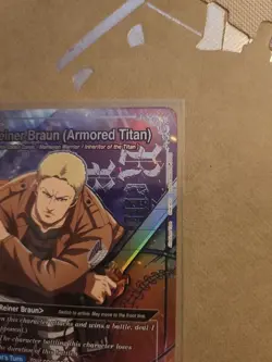 Union Arena Reiner Braun (Armored Titan) (SR*) UE10BT: Attack on Titan (UE10BT) - Image 5