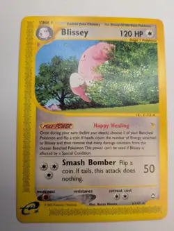 Blissey 6/147 - Rare WOTC Aquapolis E-Card - Pokemon Card - Image 1