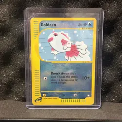 2002 POKEMON CARD GOLDEEN 78/147 REVERSE HOLO E READER AQUAPOLIS NM/LP NICE WOTC - Image 1