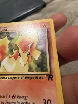 Ponyta 64/82 1st Edition Team Rocket Pokemon Card WOTC 2000 Near Mint NM - Image 3