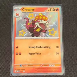 Crocalor - SVP 080 - Black Star Promo - Paldean Fates - Pokemon Card - NM/M - Image 1