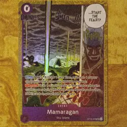 One Piece Mamaragan Event Card OP15-078 Uncommon Purple Counter English Bandai - Image 1