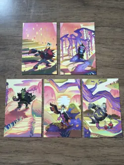 Pokemon TCG - Shrouded Fable Complete Mini Tin 5 Card Art Set - Image 1
