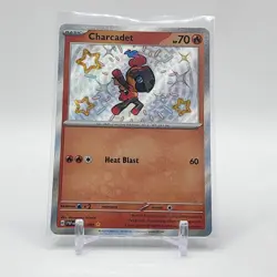 Charcadet - 114/091 - Baby Shiny - Paldean Fates - Pokemon Card - NM/M - Image 1