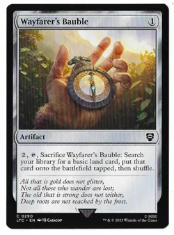 MTG Wayfarer's Bauble Lord of the Rings Commander (LTC) Common #0290 Unplayed - Image 1