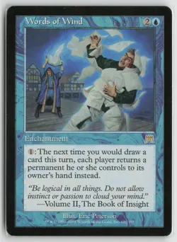Words of Wind Lightly Played Onslaught Magic: The Gathering - Image 1