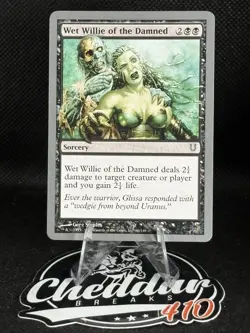 Wet Willie of the Damned 66 Common Unhinged NM MTG - Image 1