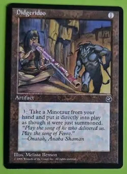 Mtg DIDGERIDOO, Homelands, UNPLAYED, Reserved List. - Image 1