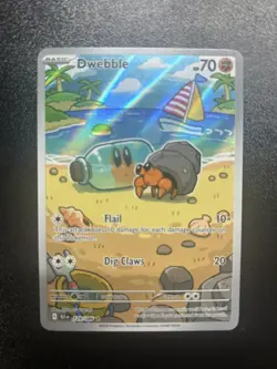 Dwebble 129/086 Holo Illustration Rare Black Bolt Pokemon Near Mint - Image 1