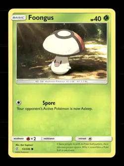 Foongus 13/236 Unified Minds NM/M Pokemon - Image 1