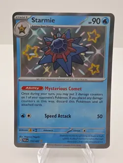 The Pokemon Company Starmie 119/091 SV: Paldean Fates Baby Shiny Ultra Rare - Image 1