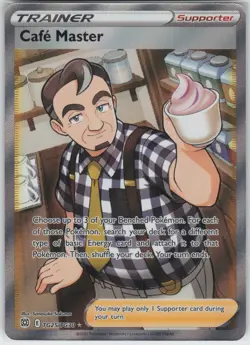 Pokemon Cafe Master SWSH09: Brilliant Stars Trainer Gallery UR Holo TG25/TG30 NM - Image 1