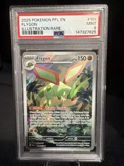 Pokemon Flygon 101/094 Me02: Phantasmal Flames Illustration Rare Holo EN PSA 9 - Image 1
