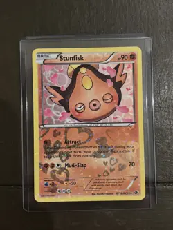 Pokemon 2013 Legendary Treasures Stunfisk #RC12/RC25 - Image 1