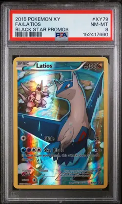 Latios XY79 Black Star Promo PSA 8 Pokemon TCG English - Image 1