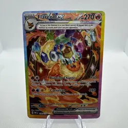 Pokemon Flareon ex Special Illustration Rare SIR 146/131 Prismatic Evolutions - Image 1