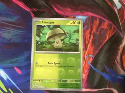 Pokemon Foongus Master Ball Pattern Sv: Black Bolt 010/086 Holo 50 HP - Image 1