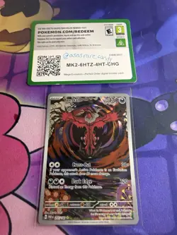 The Pokemon Company Yveltal 205/182 SV04 Paradox Rift Holo Illustration Rare - Image 2