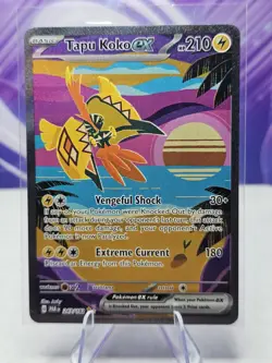 Tapu Koko ex 247/182 Special Illustration Rare Paradox Rift Pokemon NM - Image 1